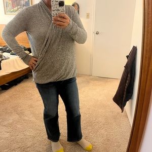 Balletcore Yoga Wrap Style sweater